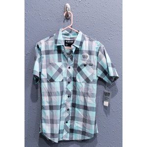 NWT Zoo York Plaid Short Sleeve Shirt Size Small